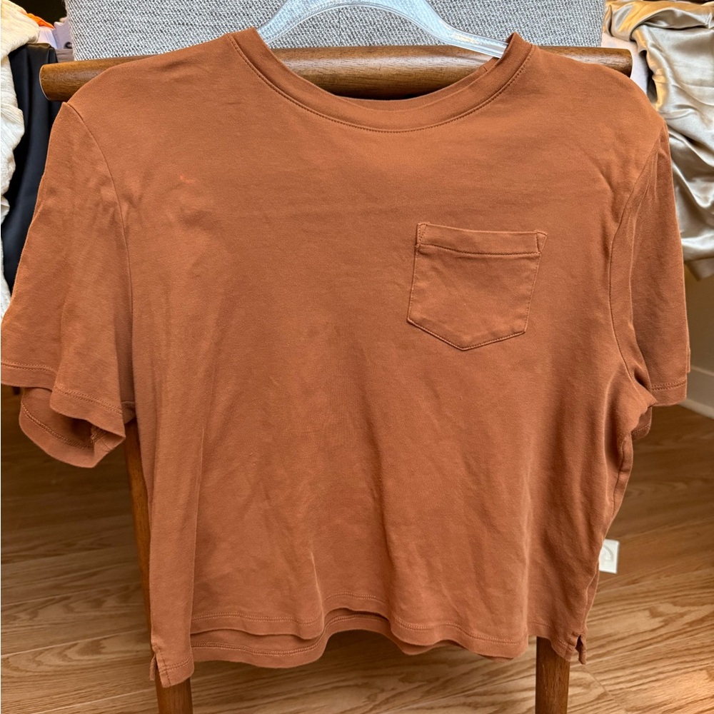 Women’s Orange Casual Short T-Shirt
